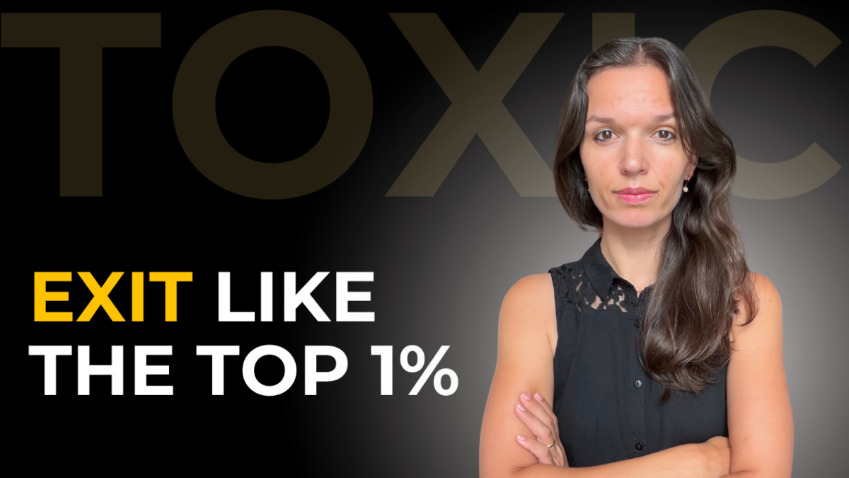 How to exit a toxic workplace