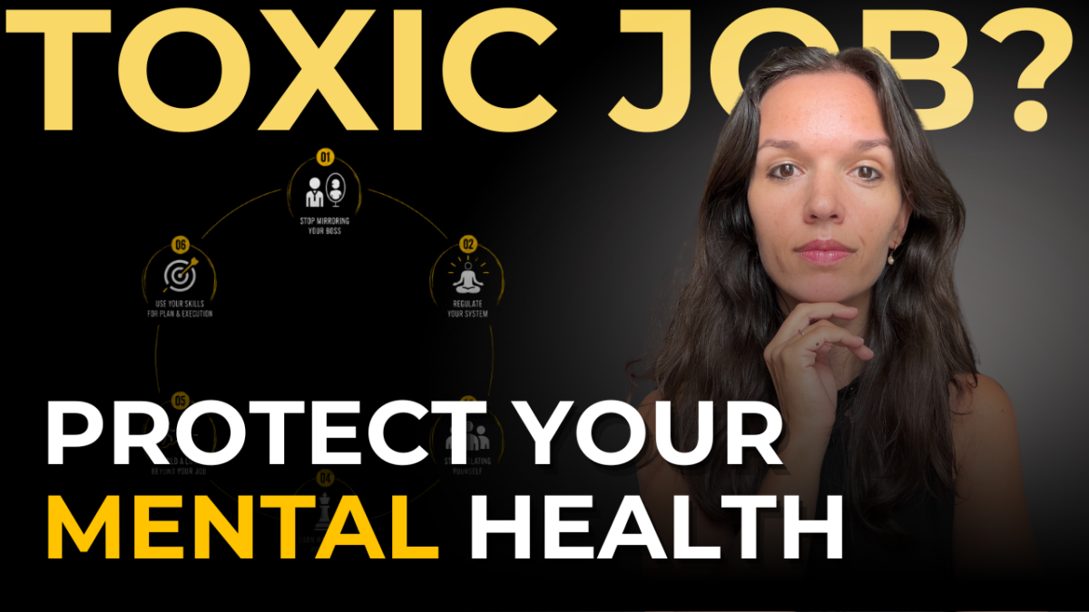 protect mental health in a toxic job